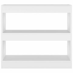 vidaXL Book Cabinet | White | Engineered wood | Medium | Book Cabinet 3