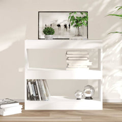 vidaXL Book Cabinet | White | Engineered wood | Medium | Book Cabinet 1