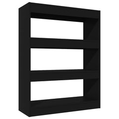 vidaXL Book Cabinet | Black | Engineered wood | Medium | Book Cabinet 2