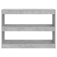 vidaXL Bookcase | Concrete grey | Engineered wood | Medium | Bookcase 3