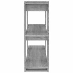vidaXL Book Cabinet | Grey Sonoma | Engineered wood | Medium | Storage 4