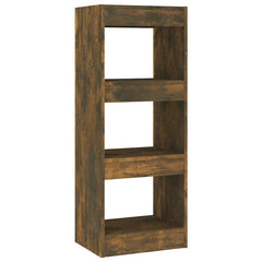 vidaXL Book Cabinet | Smoked Oak | Engineered Wood | Medium | Book Cabinet 2
