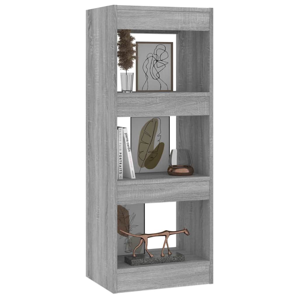 vidaXL Book Cabinet | Grey Sonoma | Engineered wood | Medium | Book Cabinet 6