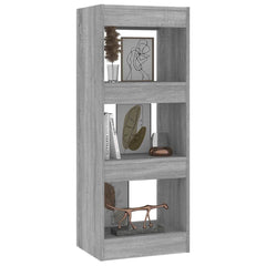 vidaXL Book Cabinet | Grey Sonoma | Engineered wood | Medium | Book Cabinet 6