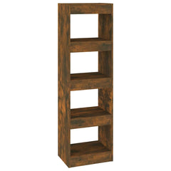 vidaXL Book Cabinet | Smoked Oak | Engineered wood | Moderate | Book Cabinet 2