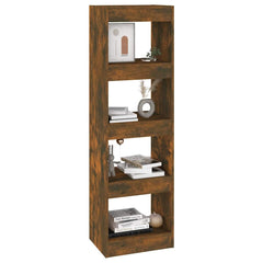 vidaXL Book Cabinet | Smoked Oak | Engineered wood | Moderate | Book Cabinet 5