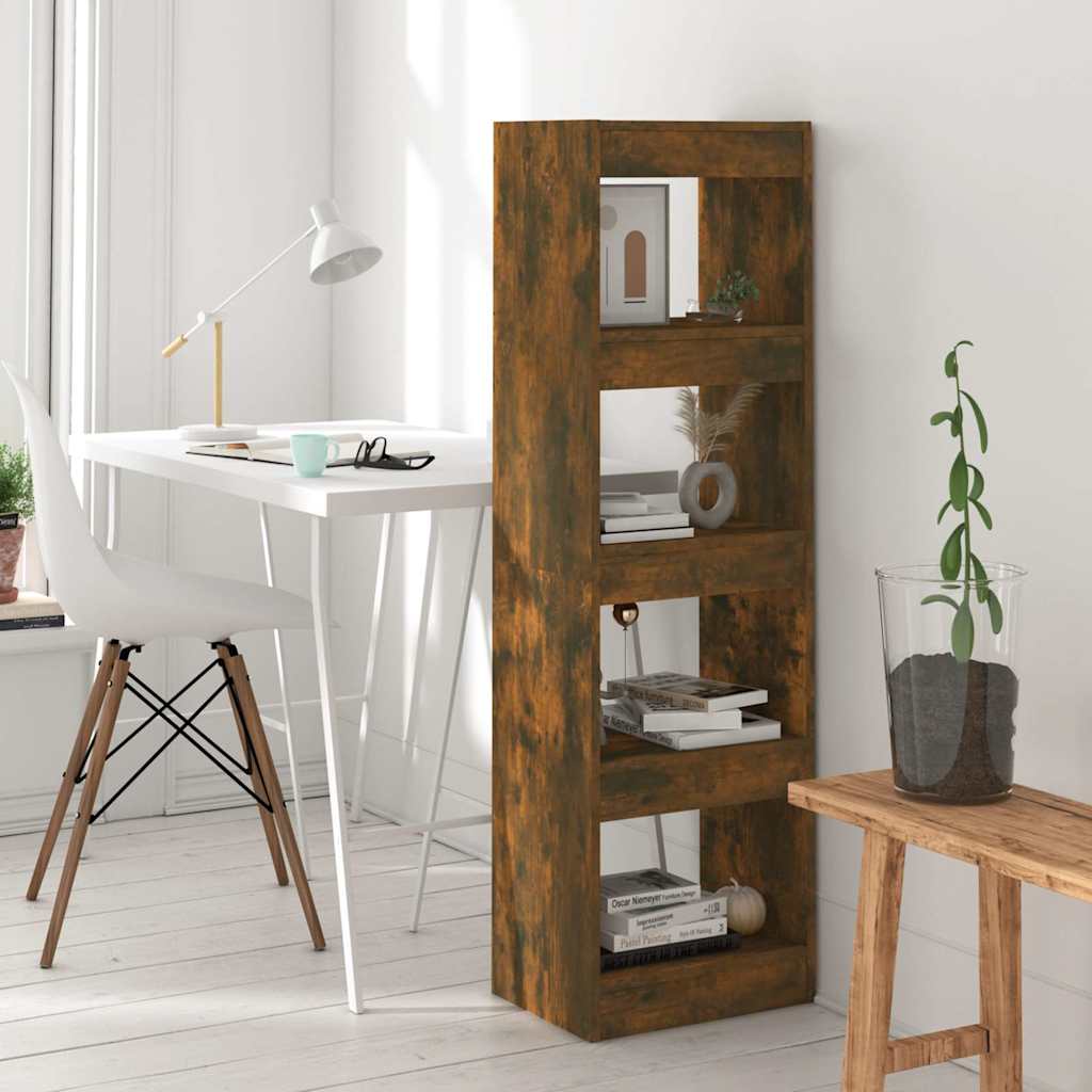 vidaXL Book Cabinet | Smoked Oak | Engineered wood | Moderate | Book Cabinet 1