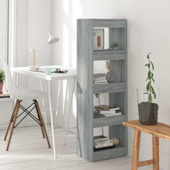 vidaXL Book Cabinet | Grey Sonoma | Engineered Wood | Medium | Book Cabinet 1