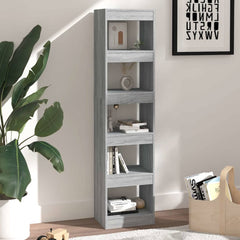 vidaXL Bookcase | Grey Sonoma | Engineered wood | Medium | Bookcase 4