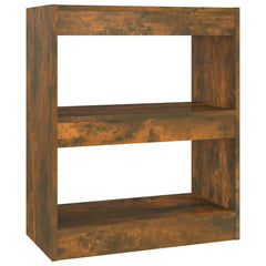 vidaXL Book Cabinet | Smoked Oak | Engineered wood | Medium | Book Cabinet 2