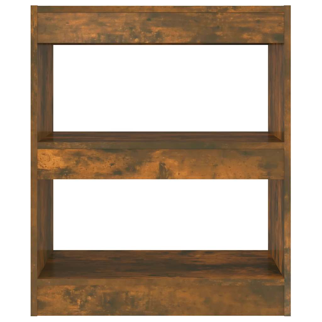 vidaXL Book Cabinet | Smoked Oak | Engineered wood | Medium | Book Cabinet 5