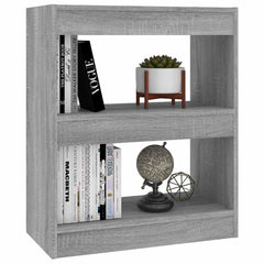 vidaXL Book Cabinet | Grey sonoma | Engineered wood | Medium | Book Cabinet 4