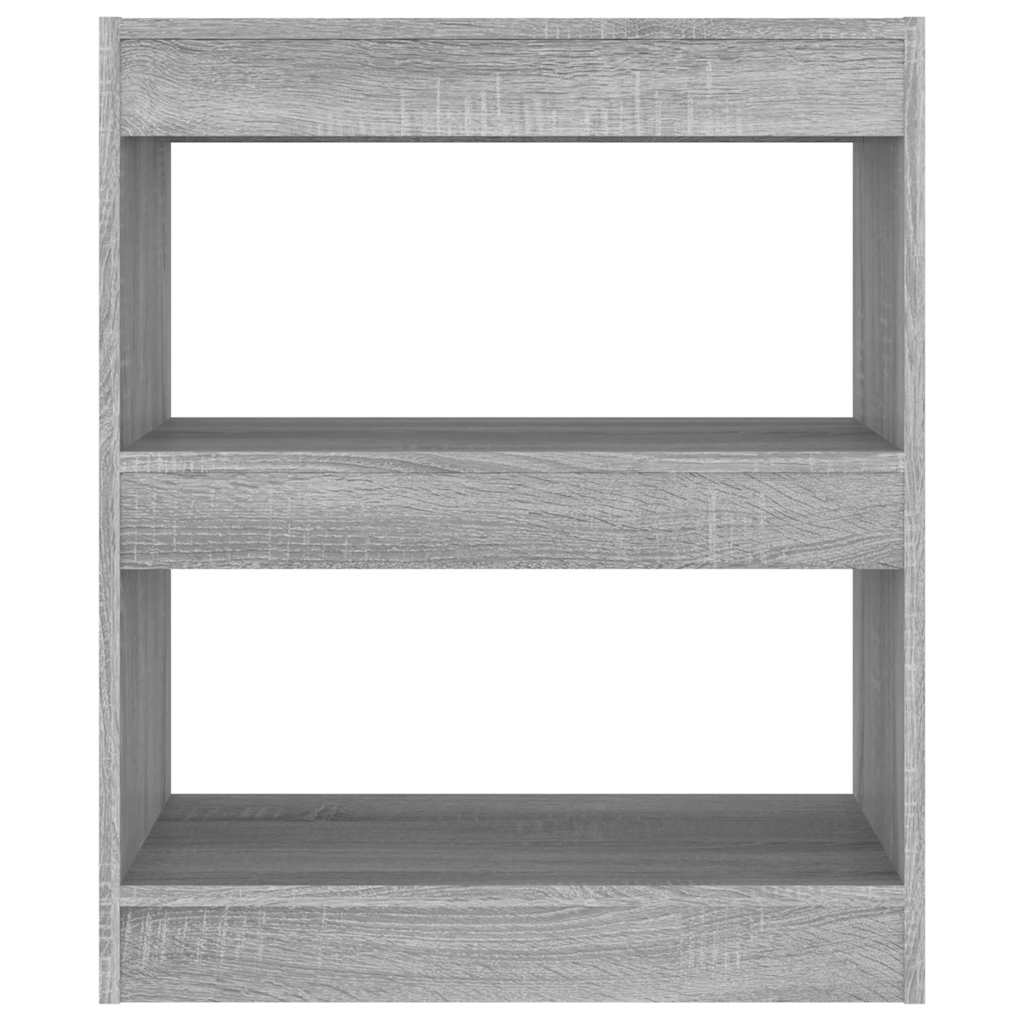 vidaXL Book Cabinet | Grey sonoma | Engineered wood | Medium | Book Cabinet 5