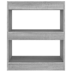 vidaXL Book Cabinet | Grey sonoma | Engineered wood | Medium | Book Cabinet 5
