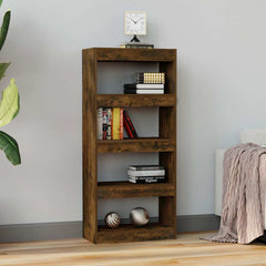 vidaXL Book Cabinet | Smoked Oak | Engineered Wood | Standard | Book Cabinet 4