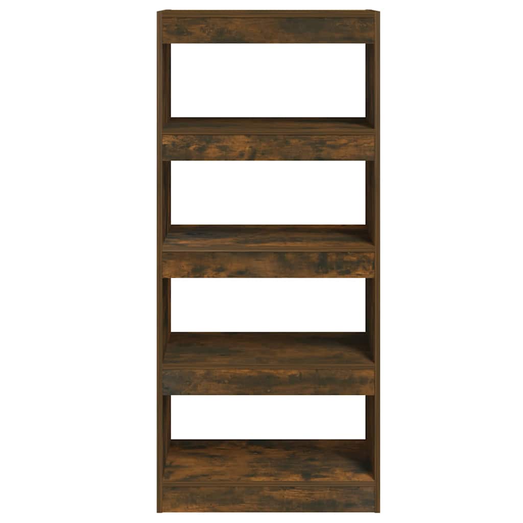 vidaXL Book Cabinet | Smoked Oak | Engineered Wood | Standard | Book Cabinet 6