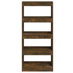 vidaXL Book Cabinet | Smoked Oak | Engineered Wood | Standard | Book Cabinet 6