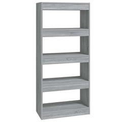 vidaXL Book Cabinet | Grey Sonoma | Engineered Wood | 60x30x135 cm 2