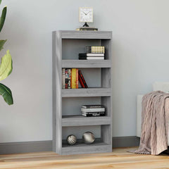 vidaXL Book Cabinet | Grey Sonoma | Engineered Wood | 60x30x135 cm 4