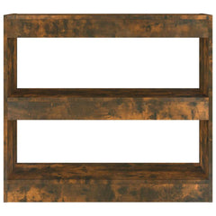 vidaXL Book Cabinet | Smoked oak | Engineered wood | Medium | Book Cabinet 3