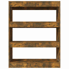 vidaXL Book Cabinet | Smoked Oak | Engineered wood | Medium | Book Cabinet 3