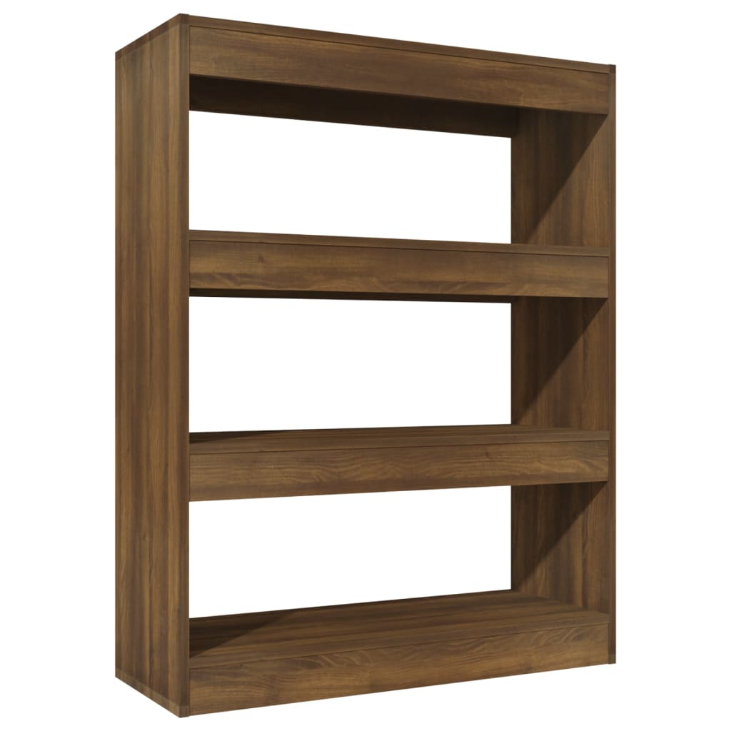 vidaXL Book Cabinet | Brown Oak | Engineered Wood | Medium | Book Cabinet 2
