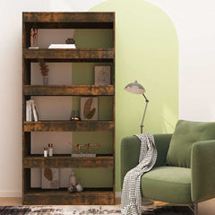 vidaXL Book Cabinet | Smoked oak | Engineered wood | 80 x 30 x 166 cm 3