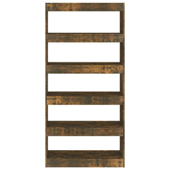 vidaXL Book Cabinet | Smoked oak | Engineered wood | 80 x 30 x 166 cm 5