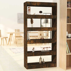 vidaXL Book Cabinet | Smoked oak | Engineered wood | 80 x 30 x 166 cm 1