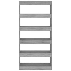 vidaXL Book Cabinet | Grey Sonoma | Engineered wood | Medium | Book Cabinet 5