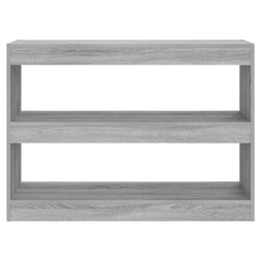 vidaXL Bookcase | Grey sonoma | Engineered wood | 100x30x72 cm 3