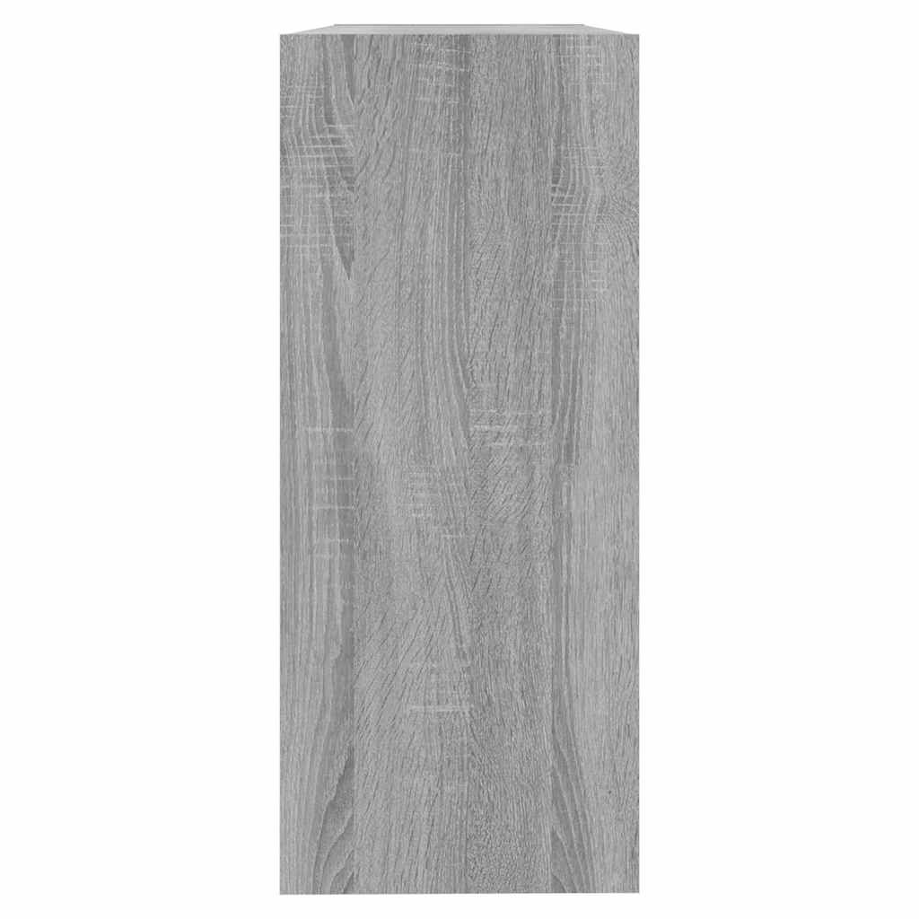 vidaXL Bookcase | Grey sonoma | Engineered wood | 100x30x72 cm 4