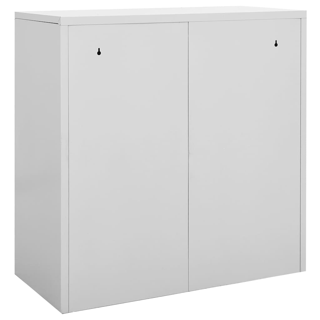 vidaXL Locker Cabinet | Set of 5 | Light grey | Steel | Medium | Locker Cabinet 5
