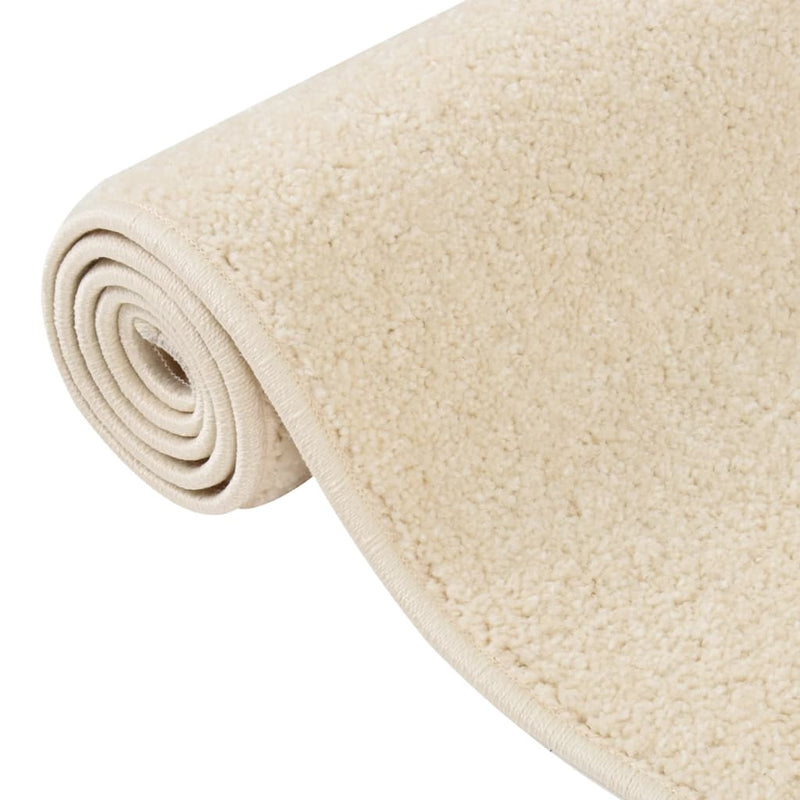 Rug Short Pile 120x170 cm Cream