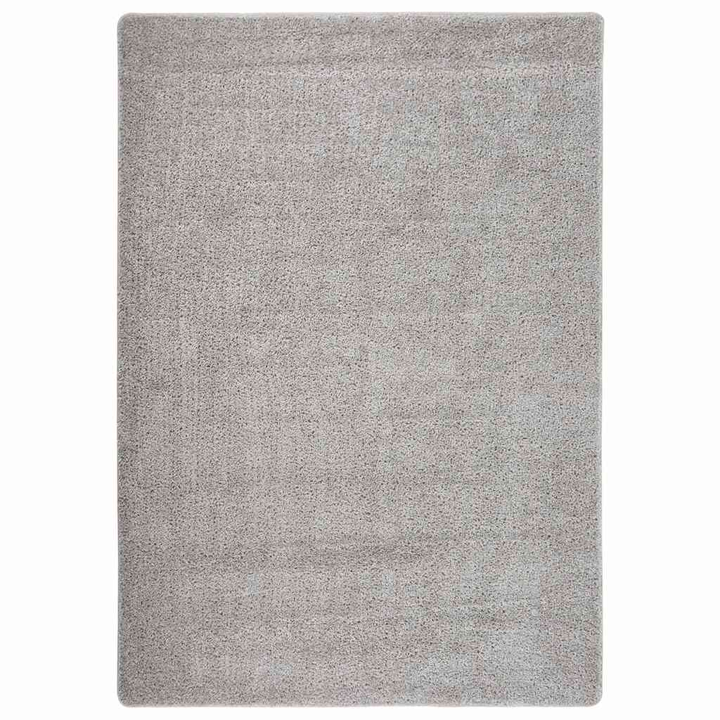 Shaggy Rug Anti Slip Light Grey 160 x 230 cm