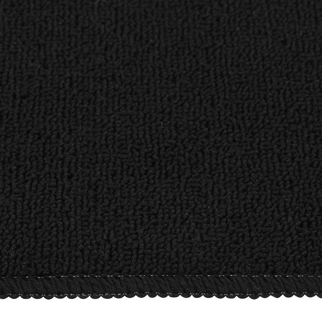 vidaXL Anti Slip Stair Mats 15 pcs 60x25 cm Black Rectangular 3