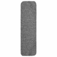 vidaXL Stair Mat | Set of 15 | Grey | 100% Polypropylene | 75 x 20 cm 2