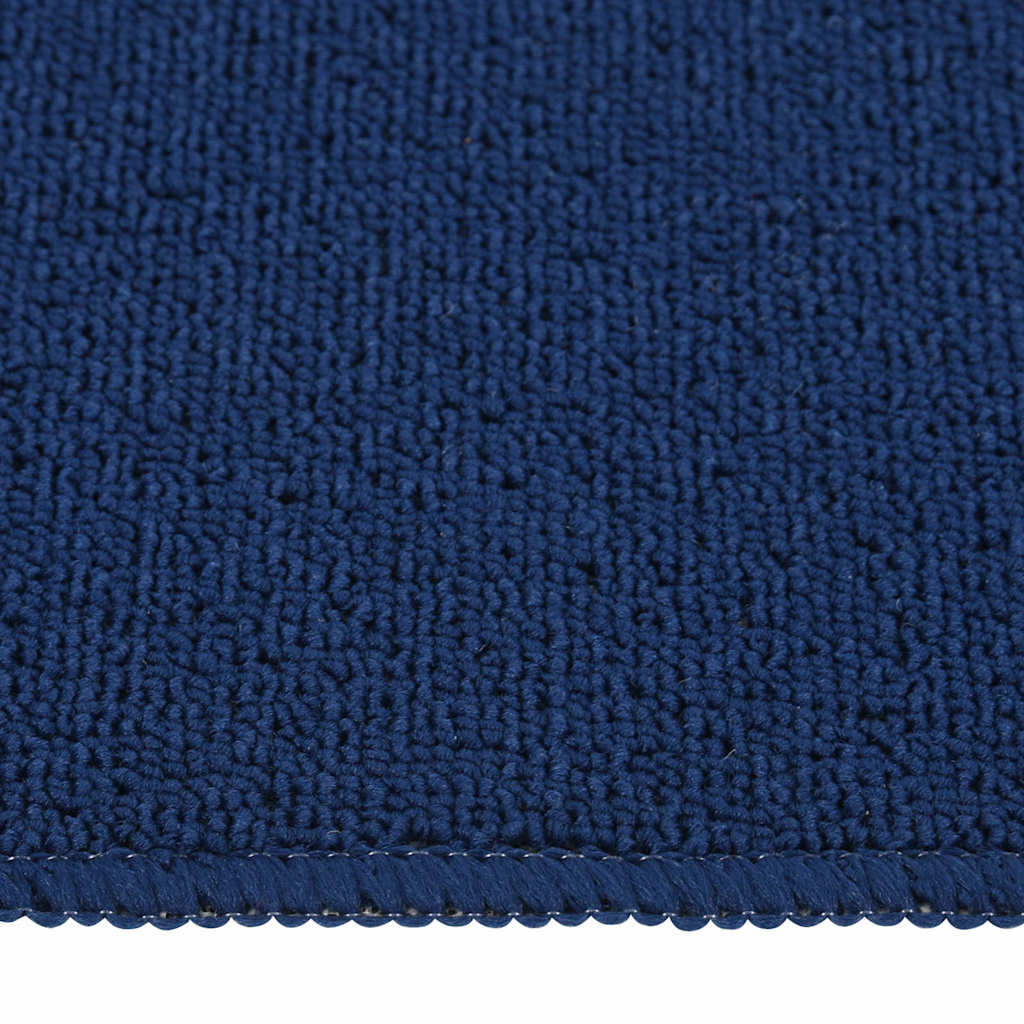 vidaXL Stair Mat | Set of 15 | Navy Blue | 100% Polypropylene | 25 x 60 cm 3