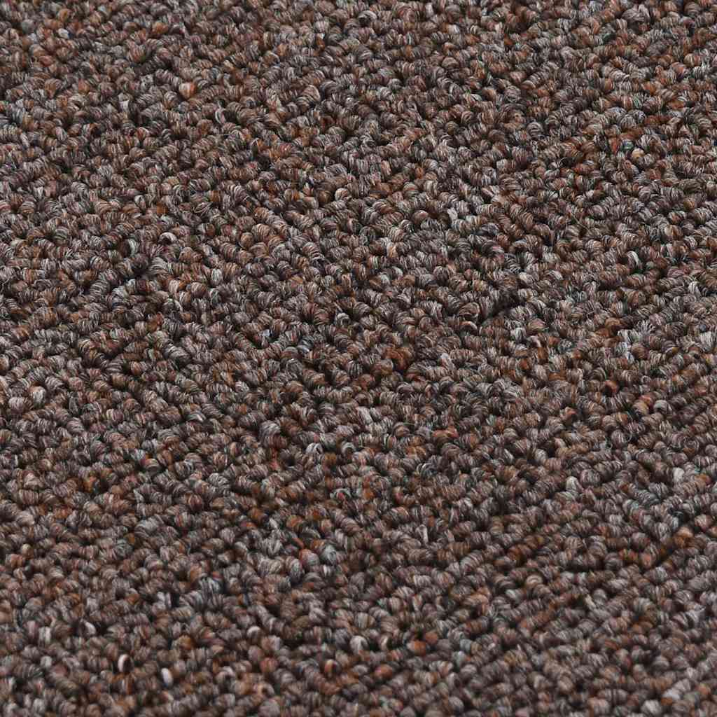 vidaXL Stair Mat | Set of 15 | Brown | 100% PP | 75 x 20 cm | Stair Mat 5
