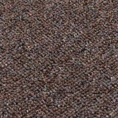 vidaXL Stair Mat | Set of 15 | Brown | 100% PP | 75 x 20 cm | Stair Mat 5