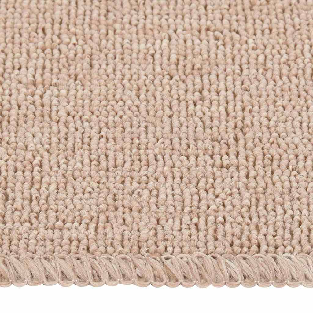 vidaXL Anti Slip Stair Mats 15 pcs 60x25 cm Beige Rectangular 3