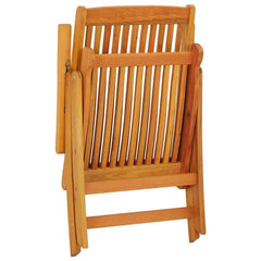 Folding Chairs Solid Wood Eucalyptus 2