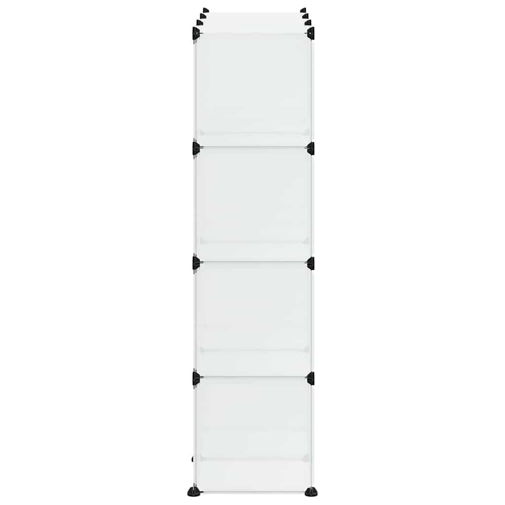 vidaXL Storage Cube Organiser with 12 Cubes Transparent PP 6