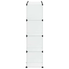 vidaXL Storage Cube Organiser with 12 Cubes Transparent PP 6