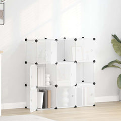 vidaXL Storage Cube Organiser | Transparent | PP (Polypropylene), steel 1