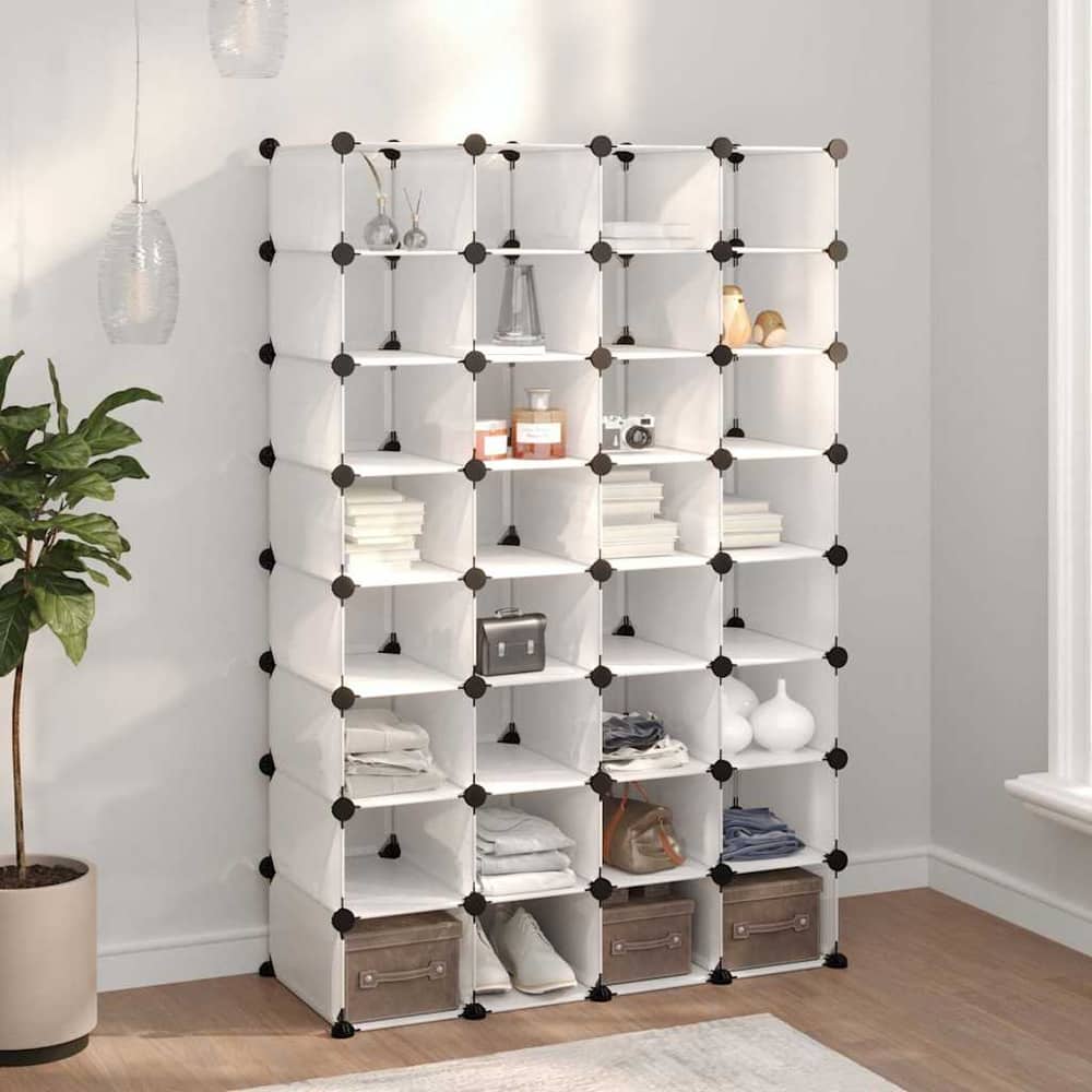 Shoe Rack PP Transparent 93 cm 140 cm 36.5 cm