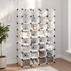 Shoe Rack PP Transparent 93 cm 140 cm 36.5 cm