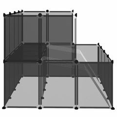 Small Animal Cage 143x107x93 cm PP and Steel Black