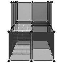 vidaXL Animal Cage | Black | Polypropylene (PP), Steel | Medium | Foldable 3