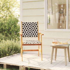 Garden Chairs Solid Acacia Wood 6